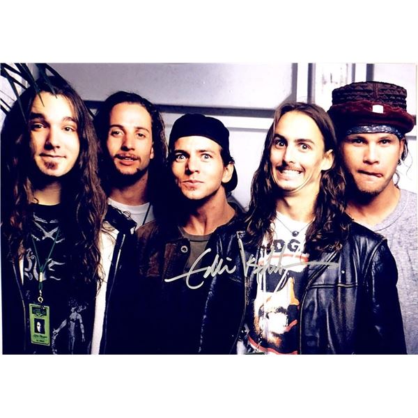 Pearl Jam Eddie Vedder facsimile signed  photo