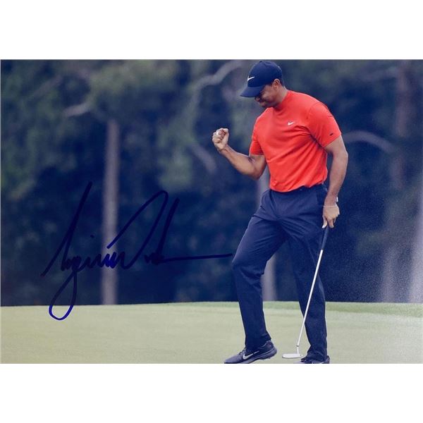 PGA Champ Tiger Woods facsimile signed  photo