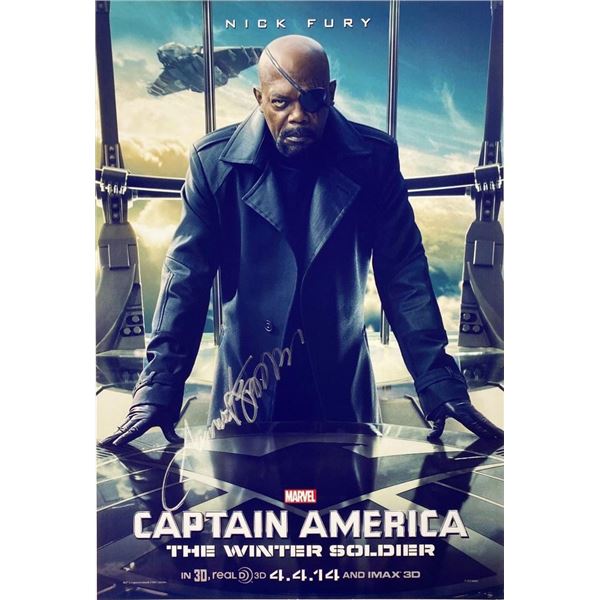 Captain America: The Winter Soldier Samuel L. Jackson facsimile signed  movie photo