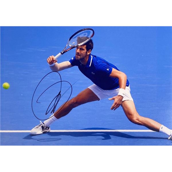 ATP Novak Djokovic facsimile signed  photo