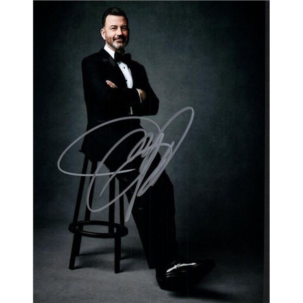 Talk Show Host Jimmy Kimmel facsimile signed photo