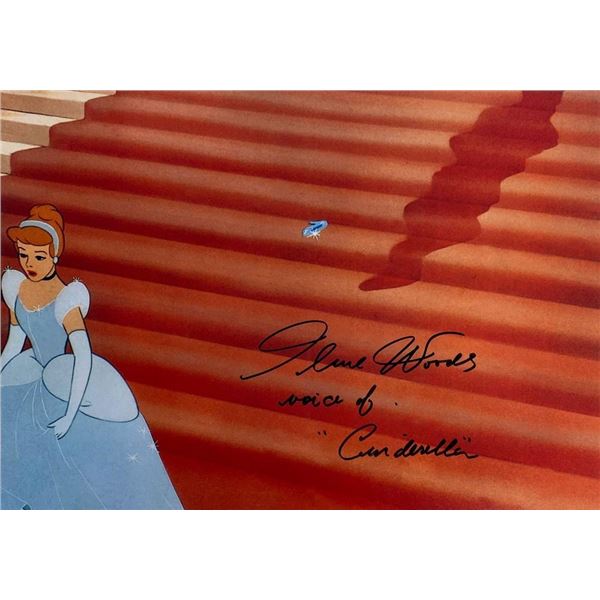 Cinderella voice actress Ilene Woods facsimile signed  movie photo