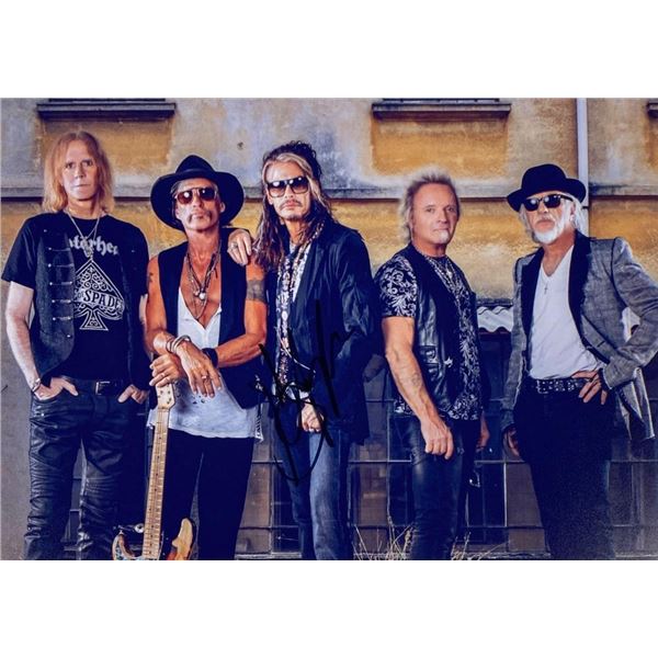 Aerosmith Steven Tyler facsimile signed  photo