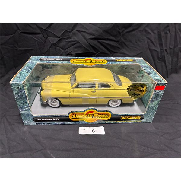 1:18 scale die cast 1949 Mercury Coupe NIB Made by American Muscle