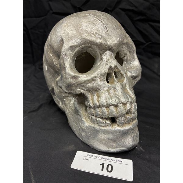 Resin skull 7" tall