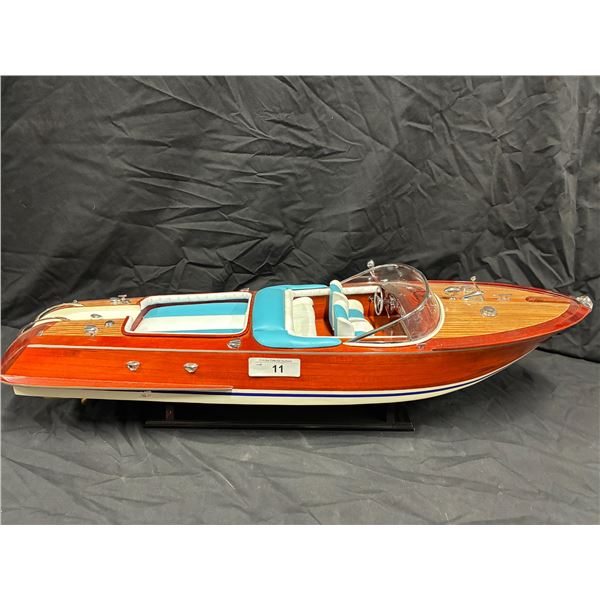 Gorgeous wooden boat model of Riva Aquarama speedboat 34" long