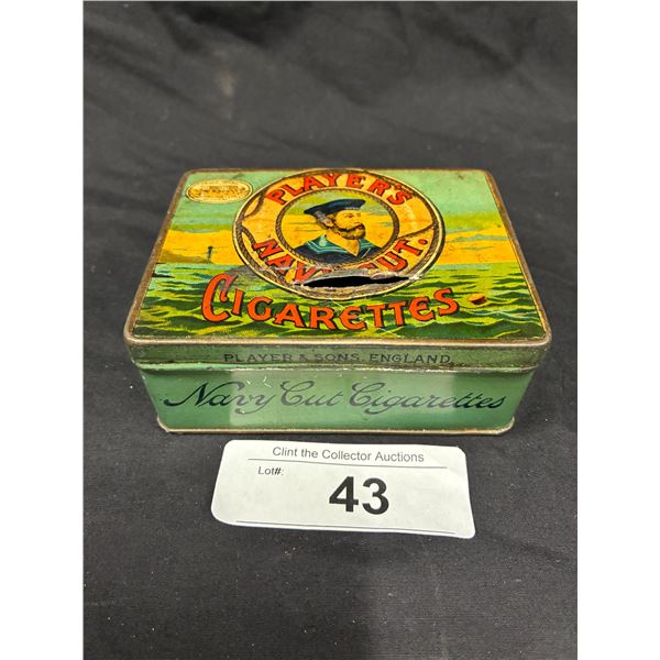 1920s Players Navy Cut cigarette tin