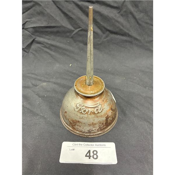 1920s Ford thumb oiler, 5.5" tall