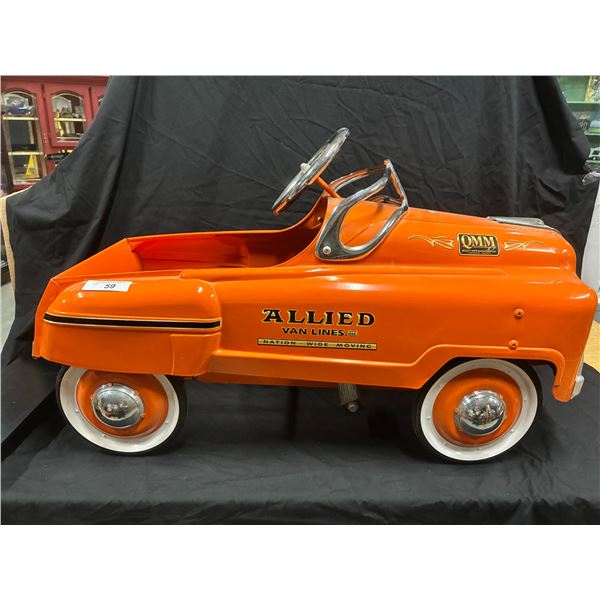 Beautiful Allied Van Lines Nationwide Moving pedal car, 36"