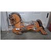 Image 1 : Aluminum carousel horse, 29" long