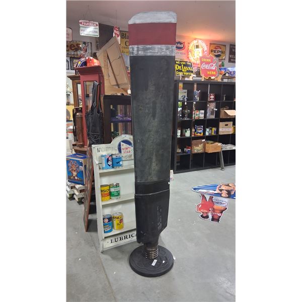 P-42 Lockheed Neptune propeller blade, original paint, very heavy, with stand, 83" tall