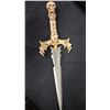 Image 3 : Skull with dagger 16" overall height