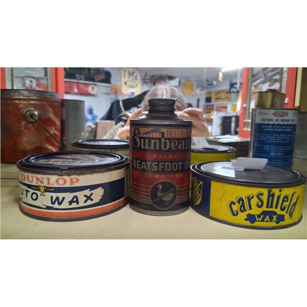 3 vintage tins