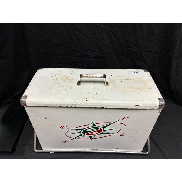 Vintage B/A airline style cooler 22"x15"x9"