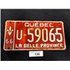 Image 1 : 1966 Quebec license plate