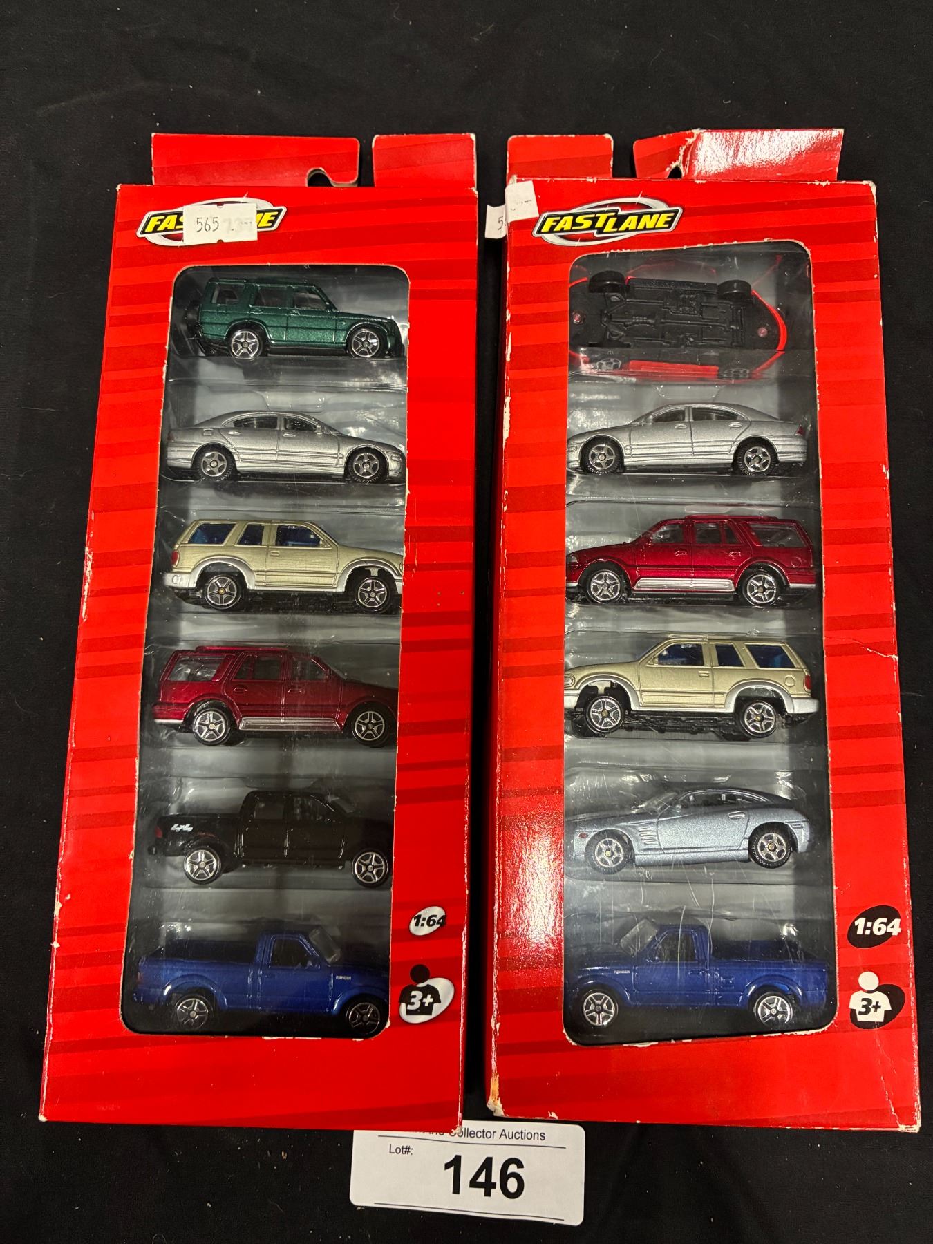 2 new boxes of Fast Lane cars, 6 in each