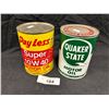 Image 1 : 2 quart cans, Payless and Quakerstate