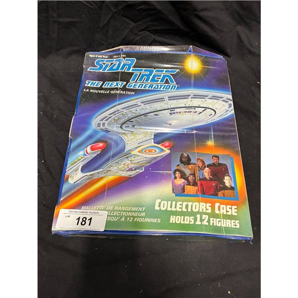 NIB Star Trek TNG collector case, holds 12 figures