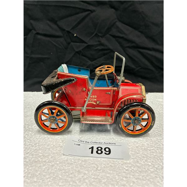 Vintage tin car, made in Japan 5"