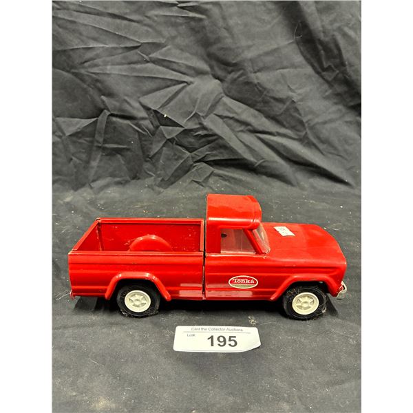 Vintage pressed steel Tonka pickup truck 9"