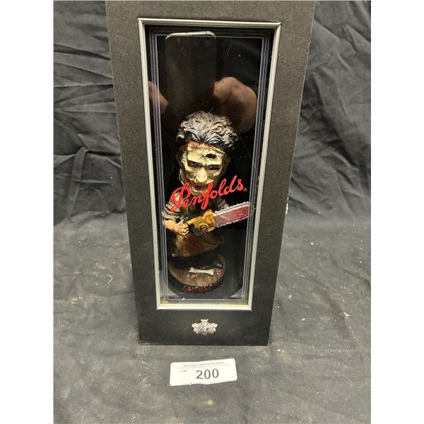 Texas Chainsaw Massacre Leatherface bobblehead in Penfold's box, box 13" tall
