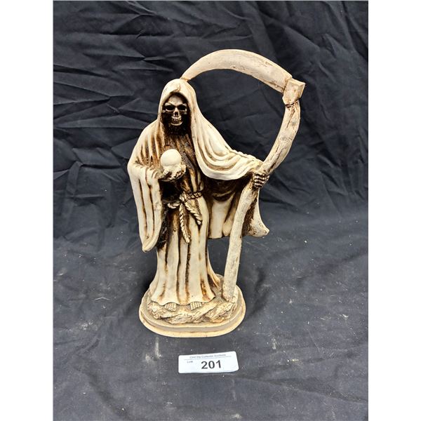 Grim Reaper resin statue 13"