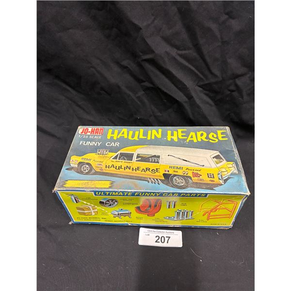 Funny Car Haulin' Hearse model kit made by Jo-Han