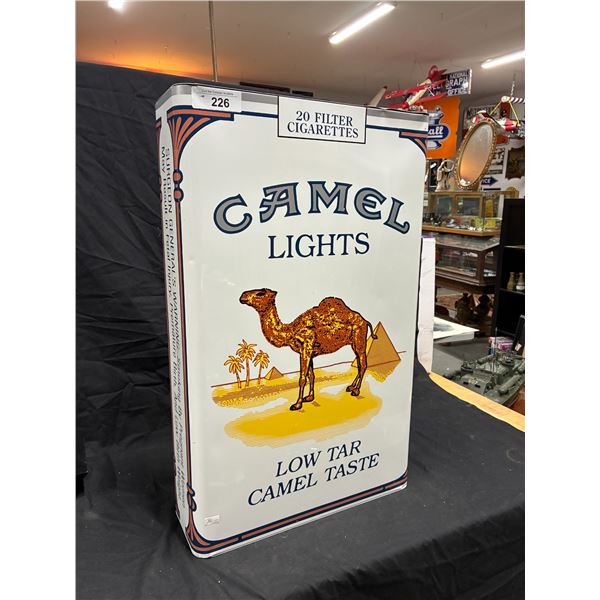 Beautiful Camel pack metal sign, 27"x17"x5.5"