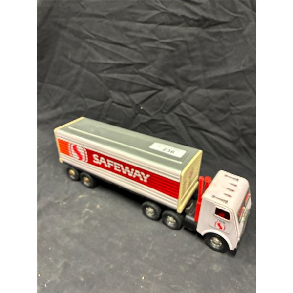 Vintage Tonka Safeway tin semi truck 17"