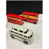 Image 3 : 7 die cast buses largest is 5"