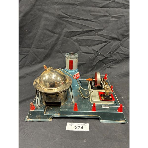 Rare! Atomic Reactor station toy 12"x9"