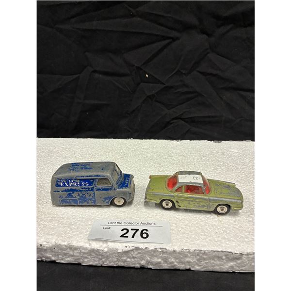 2 Corgi die cast cars