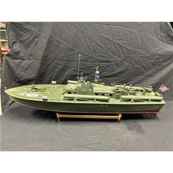 Large PT Boat model with remote 41"