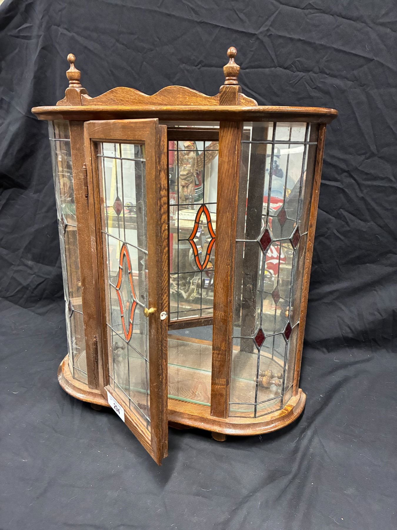 Fancy glass display cabinet 24