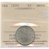 Image 1 : 1893 USA Five Cents