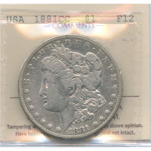 1881cc USA Silver Dollar