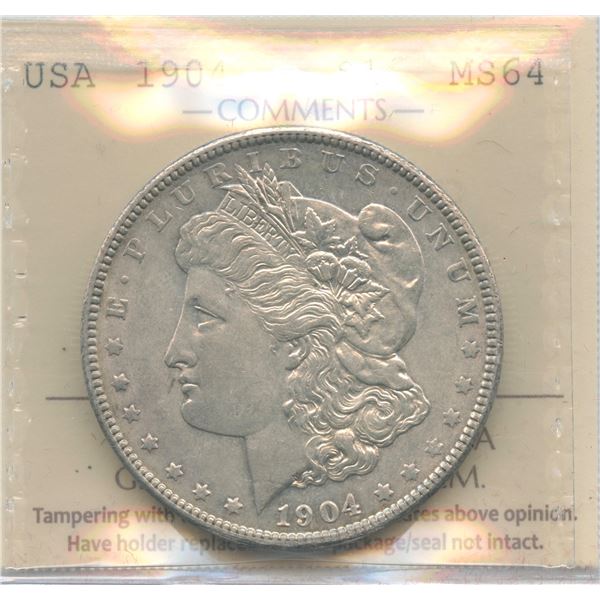 1904 USA Siver Dollar