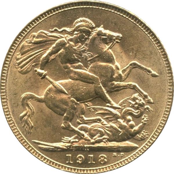 1918 Gold Sovereign