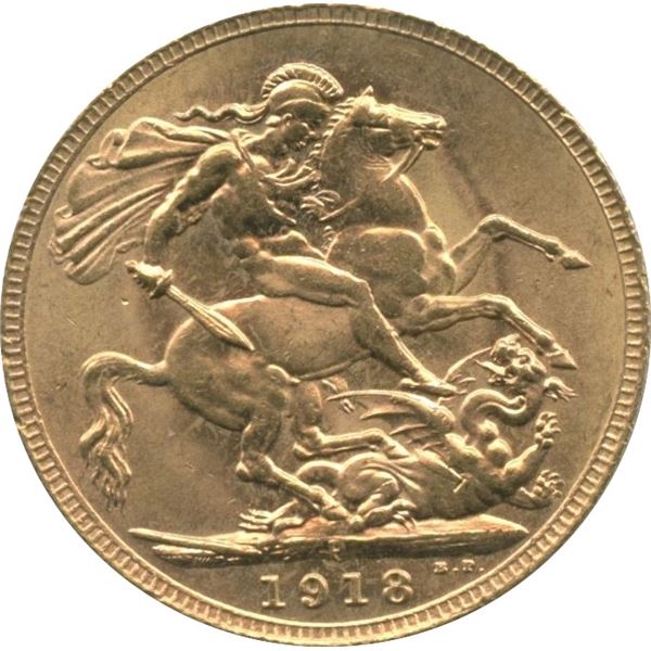 1918 Gold Sovereign