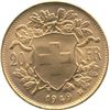 Image 1 : 1949B Switzerland 20 Franc Gold