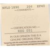 Image 3 : 1890 Newfoundland Twenty Cents