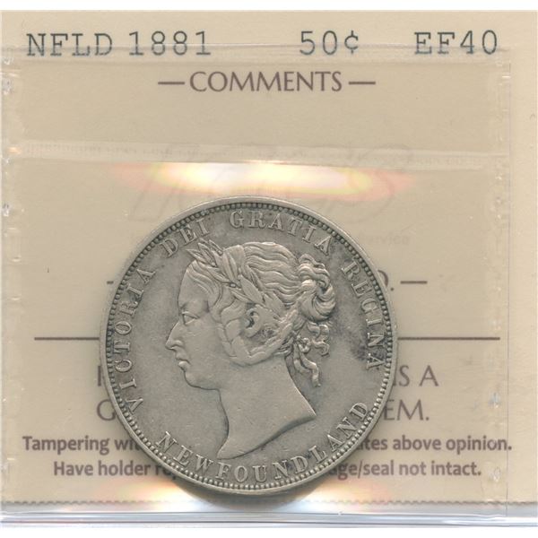 1881 Newfoundland Fifty Cents