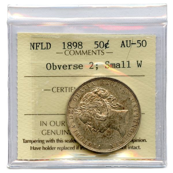 1898 Newfoundland Fifty Cents