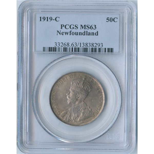 1919C Newfoundland Fifty Cents