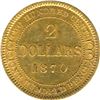 Image 1 : 1870 Newfoundland $2 Gold - 2 Dots