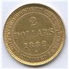 Image 1 : 1882H Newfoundland $2 Gold