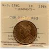 Image 1 : 1861 Nova Scotia One Cent - Specimen