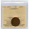 Image 1 : 1861 New Brunswick Half Cent - Key Date