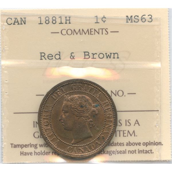 1881H One Cent