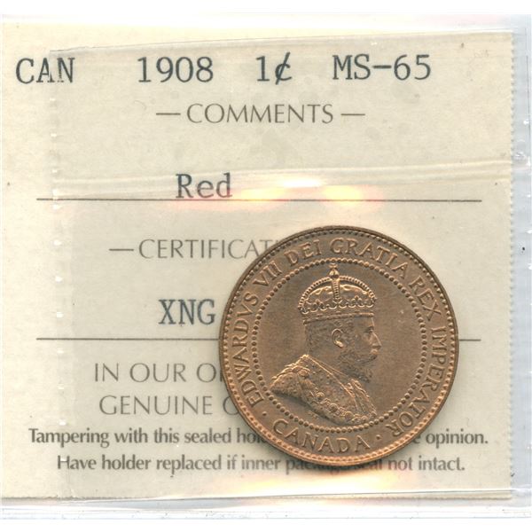 1908 One Cent